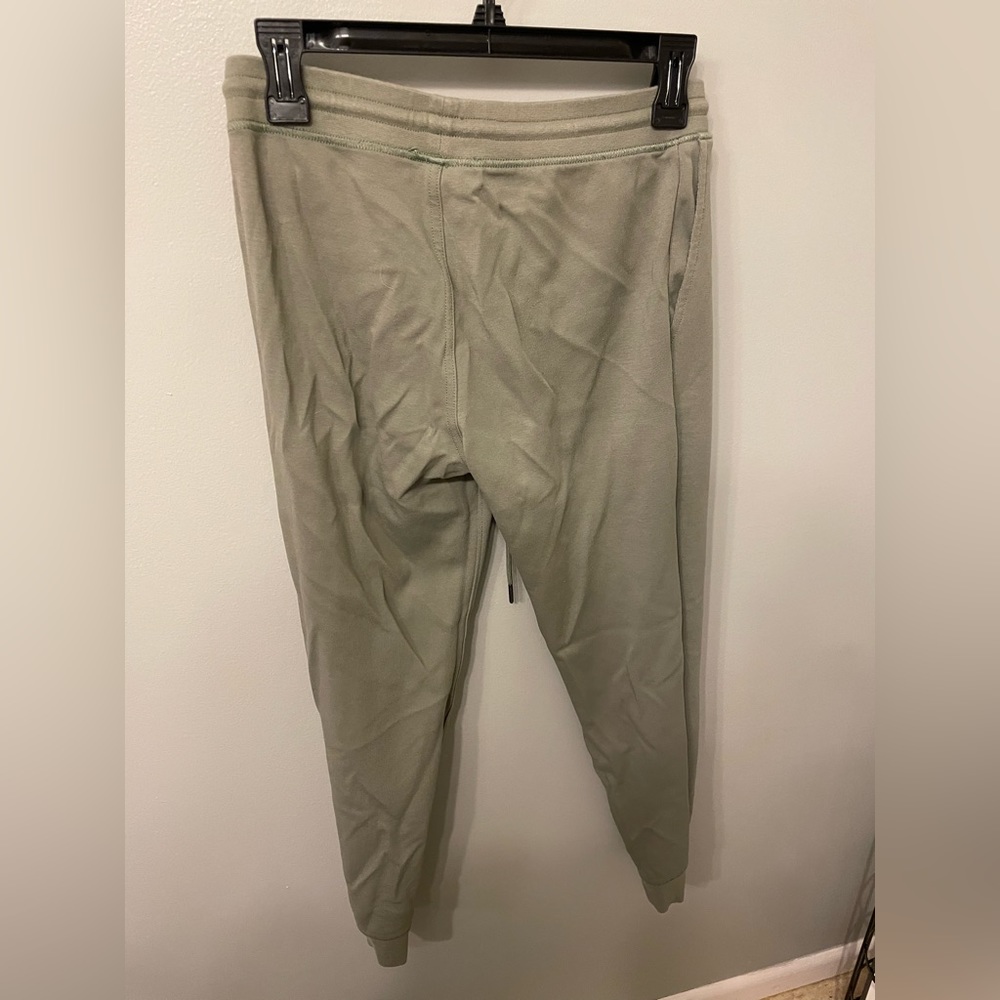 Express Mens Olive Green Joggers - Picture 3 of 3